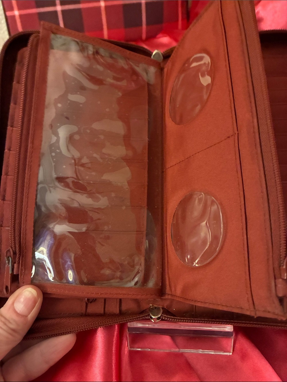 Buxton Brown Leather Zip Wallet- Vintage possibly 70’s or 80’s - Picture 5 of 7